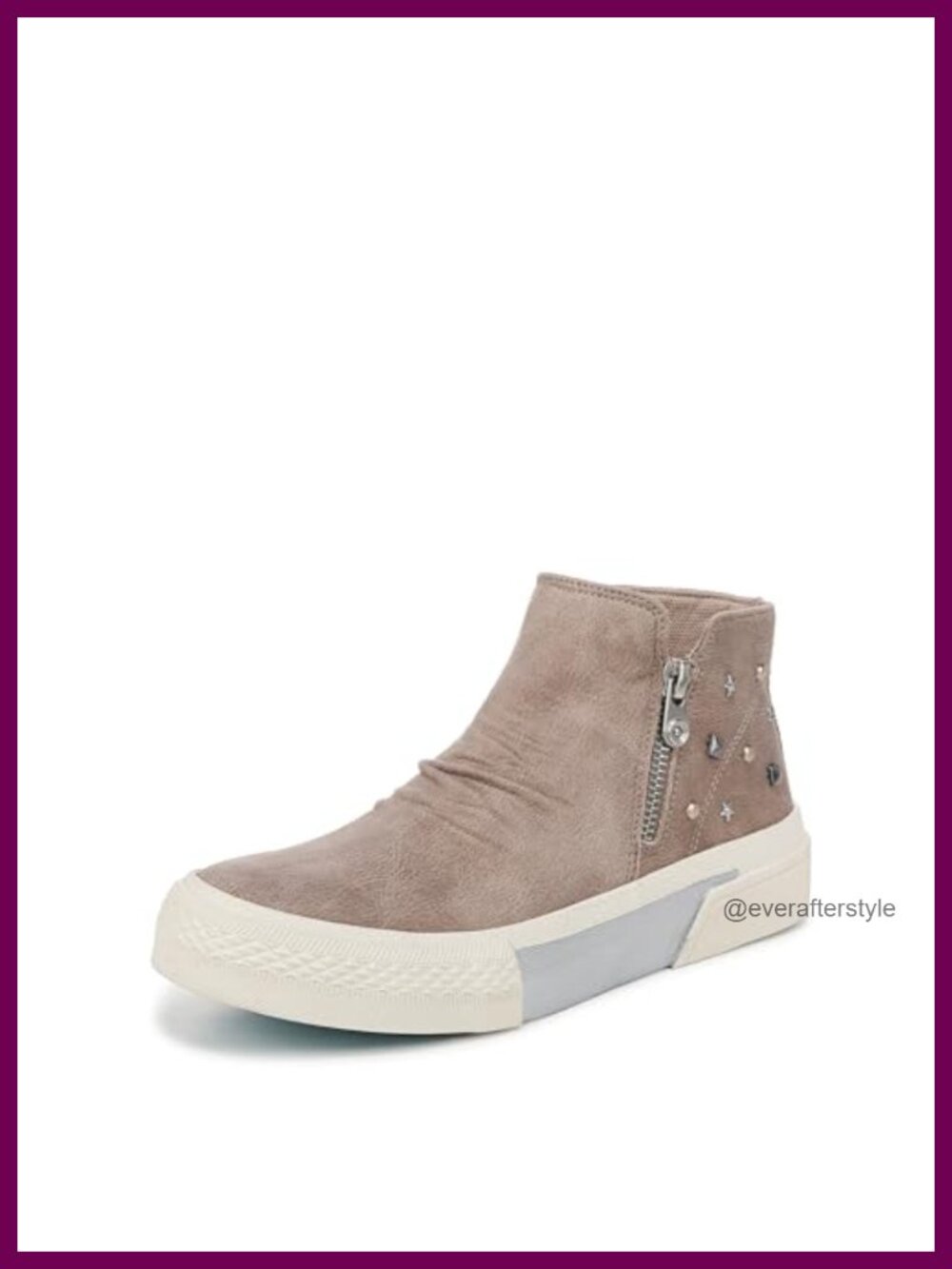 Blowfish Malibu Wave Zip Faux-Suede Platform Sneakers